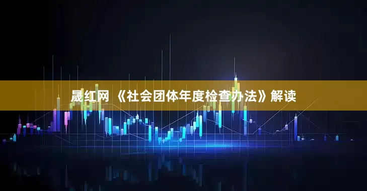 晟红网 《社会团体年度检查办法》解读
